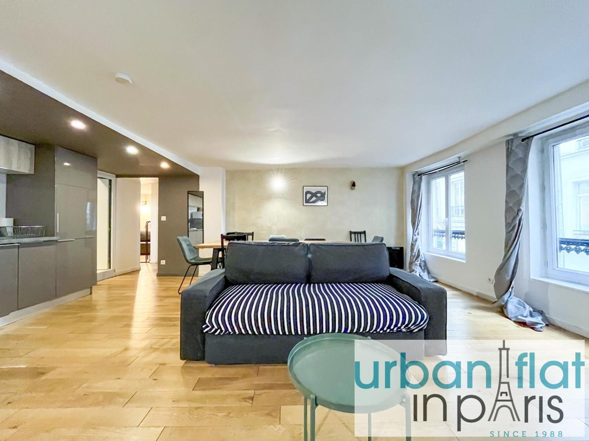 Urban Flat 89 - Charming 3 Bedroom Flat In Apartamento Paris