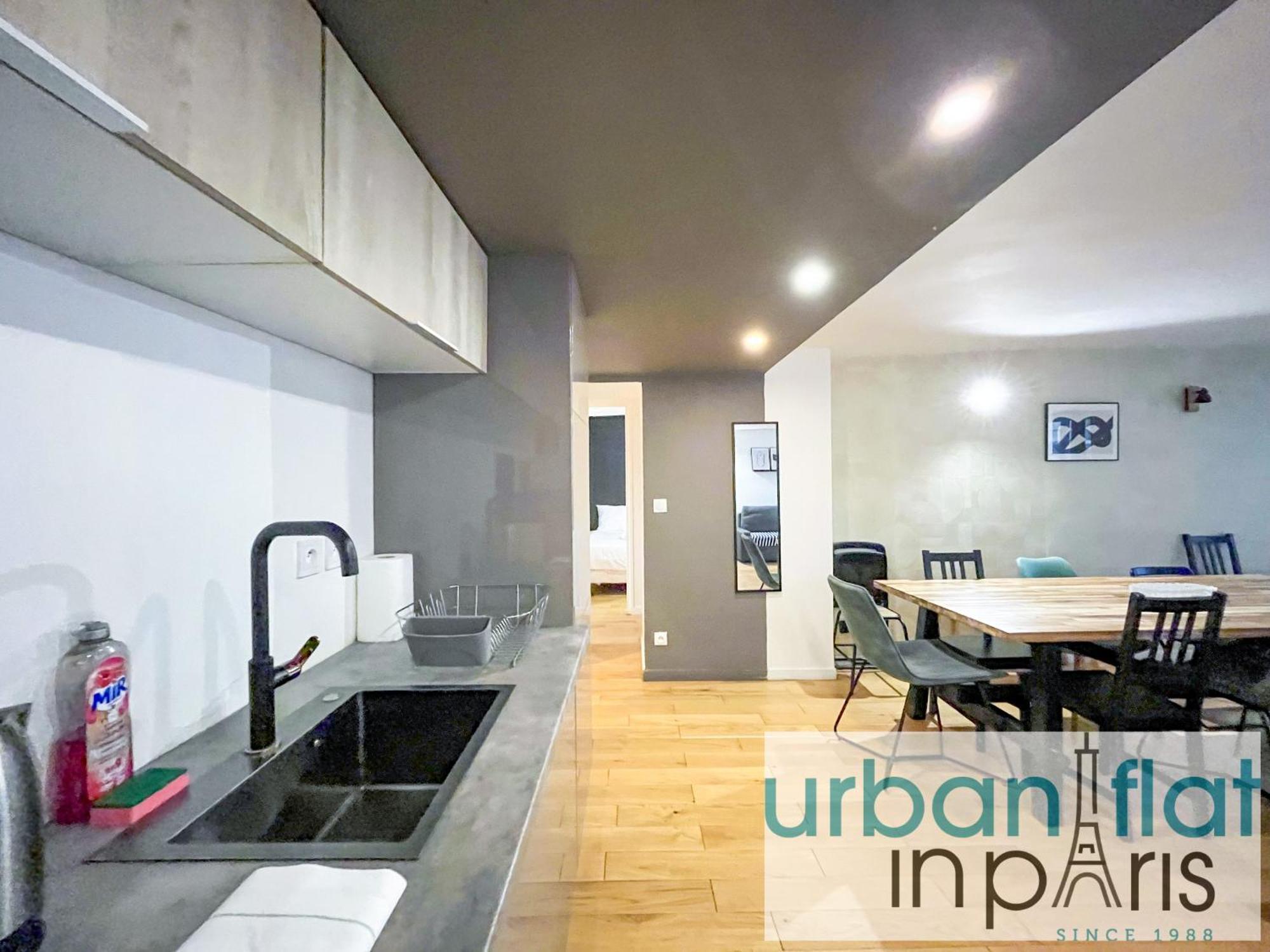 Urban Flat 89 - Charming 3 Bedroom Flat In Apartamento Paris